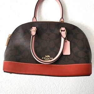Coach Mini Sierra Signature Satchel